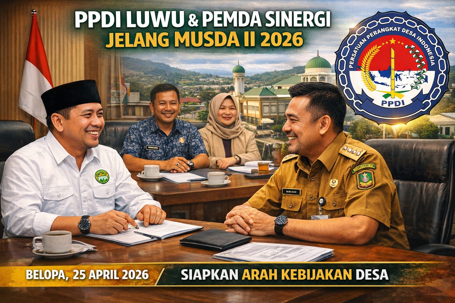 PPDI Luwu Perkuat Sinergi dengan Pemda, MUSDA II Siap Digelar di Belopa 25 April 2026