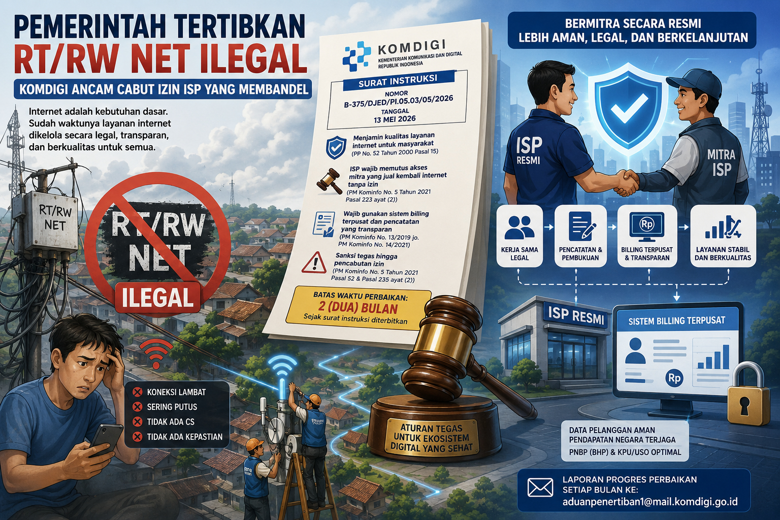 Menata Nadi Digital Nusantara: Mengupas Instruksi Tegas KOMDIGI demi Industri Internet Sehat