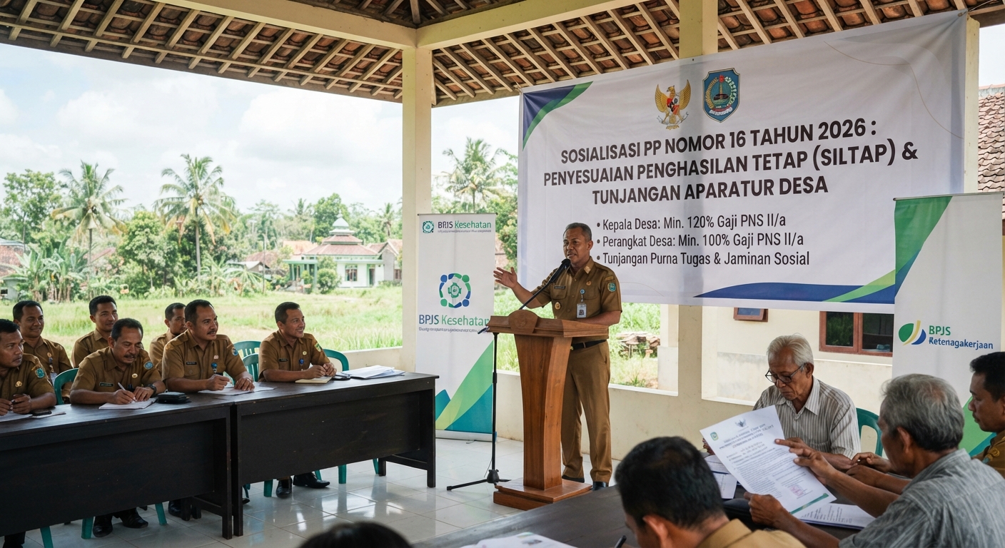 Resmi Berlaku, Ini Aturan Baru Perhitungan Siltap Perangkat Desa dan Tunjangan BPD